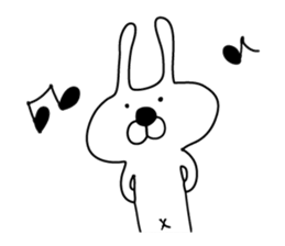 Indecision rabbit 5 sticker #10558932