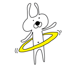 Indecision rabbit 5 sticker #10558933