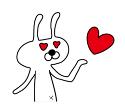 Indecision rabbit 3 sticker #10559057