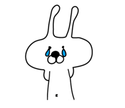 Indecision rabbit 3 sticker #10559072