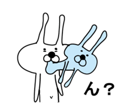 Indecision rabbit 3 sticker #10559073