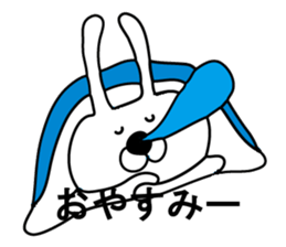 Indecision rabbit 4 sticker #10559379