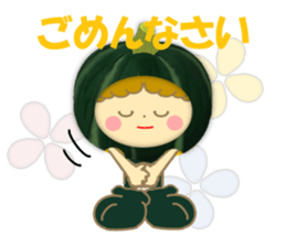 Kids of the costume sticker #10559731