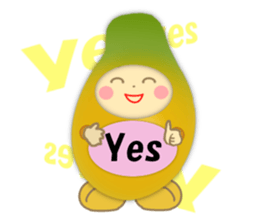 Kids of the costume sticker #10559744