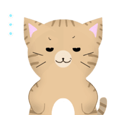 any cat have face of the back sticker #10559803