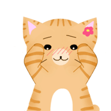 any cat have face of the back sticker #10559806