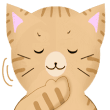 any cat have face of the back sticker #10559814