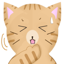 any cat have face of the back sticker #10559815