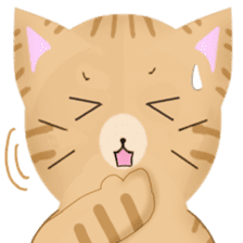 any cat have face of the back sticker #10559815