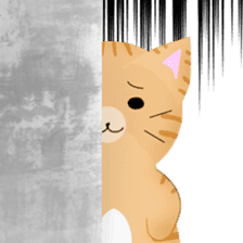 any cat have face of the back sticker #10559816