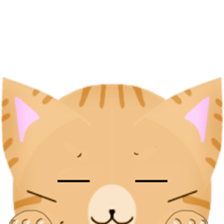 any cat have face of the back sticker #10559819