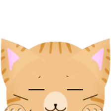 any cat have face of the back sticker #10559819