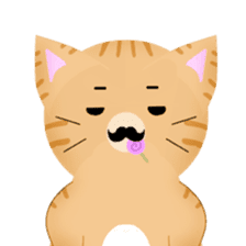 any cat have face of the back sticker #10559825