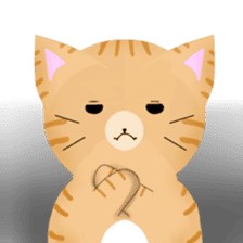 any cat have face of the back sticker #10559829