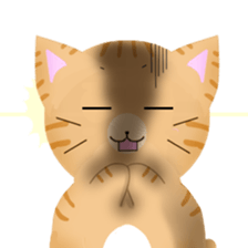 any cat have face of the back sticker #10559830