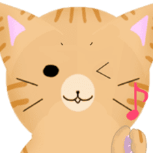 any cat have face of the back sticker #10559833