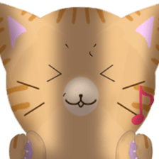 any cat have face of the back sticker #10559834