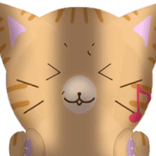 any cat have face of the back sticker #10559834