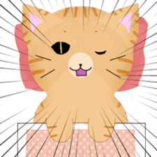 any cat have face of the back sticker #10559838