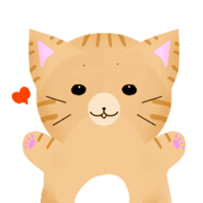 any cat have face of the back sticker #10559839