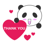 Lovely Panda - Pan kun sticker #10560045