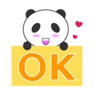 Lovely Panda - Pan kun sticker #10560060