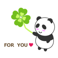 Lovely Panda - Pan kun sticker #10560078