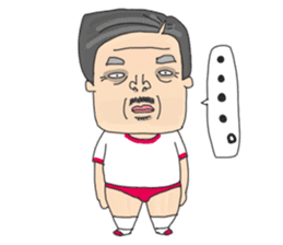 middle age high school student 3 sticker #10560121