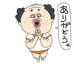 middle age high school student 3 sticker #10560127