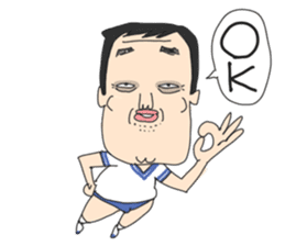 middle age high school student 3 sticker #10560128