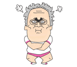 middle age high school student 3 sticker #10560134