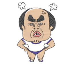 middle age high school student 3 sticker #10560135