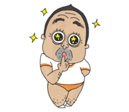 middle age high school student 3 sticker #10560137