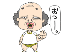 middle age high school student 3 sticker #10560141