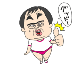 middle age high school student 3 sticker #10560144