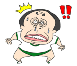 middle age high school student 3 sticker #10560148