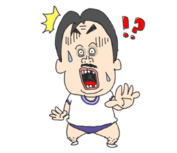 middle age high school student 3 sticker #10560149