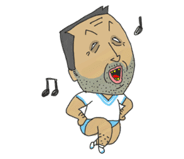 middle age high school student 3 sticker #10560157