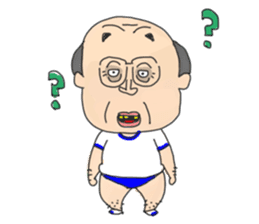 middle age high school student 3 sticker #10560158