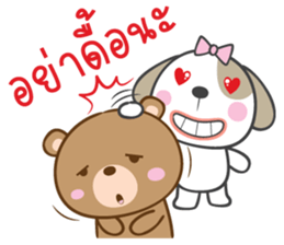 dog&bear sticker #10560294