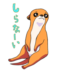 Sticker of meerkat of Marron sticker #10560737