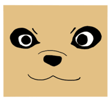 Sticker of meerkat of Marron sticker #10560759