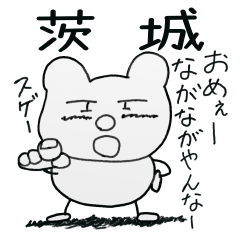 white dirty bear 3 In IBARAKI