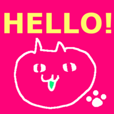 Colourful Cat! sticker #10560800