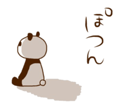 Cherry-blossom viewing of Costume panda sticker #10561829