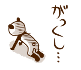 Cherry-blossom viewing of Costume panda sticker #10561835