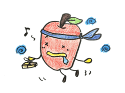 Tom the Apple sticker #10562004