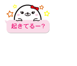 Colorful Balloons Cute Seals sticker #10562127