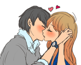 snuggling sticker sticker #10562213