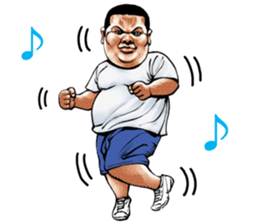 Meat baron fat rock sticker #10562293